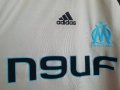 Olympique Marseille Adidas рядка оригинална златна фланелка тениска Олимпик Марсилия L 2008/2009, снимка 3