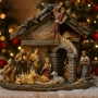 Коледна сцена „Рождество Христово“ – завършена ясла с фигури, която носи смисъл и уют у дома, снимка 5