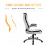 Ергономичен офис стол с мека седалка и облегалка YMS-2332-WHITE, снимка 2