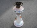  СТАРА РЪЧНО РИСУВАНА ГАЗЕНА ЛАМПА, снимка 10