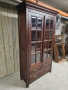 Библиотека витрина с кристални стъкла, снимка 3