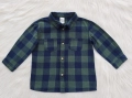 Детска карирана риза H&M 9-12 месеца  , снимка 1