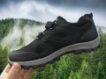 Мъжки маратонки с лепенки велкро в черно- CAIDAI, снимка 3