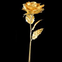 24K Gold Rose Златна роза Луксозен подарък за Св. Валентин, снимка 10 - Подаръци за жени - 39614007