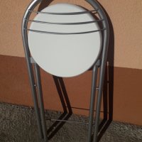 Сгъваем метален стол, снимка 4 - Столове - 31313775