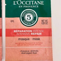 L’Occitane - интензивно възстановяващ шампоан и маска за коса - 2х 6 мл, снимка 3 - Продукти за коса - 42864304