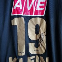 LASK Florian Klein мачова футболна тениска тениска фланелка с автограф , снимка 1 - Тениски - 37585375