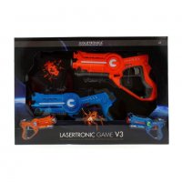 Детски пистолети 2 броя с бръмбар Lasertronic Game V3 без зарядно