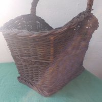 Голяма плетена кошница, снимка 3 - Градински мебели, декорация  - 30238309