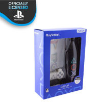 Подаръчен комплект PlayStation Часовник Бутилка Лампа Стикери Лицензиран Paladone, снимка 10 - Аксесоари - 44650754
