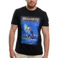 Нова мъжка тениска с дигитален печат на музикалната група Megadeth, снимка 7 - Тениски - 37674893