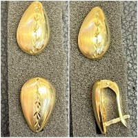 Златни обеци Синджир гривна злато 14 карата 585 gold obeci , снимка 9 - Колиета, медальони, синджири - 40135095