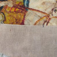 19 век Октивиан Август Стенен Вълнен Килим,Гоблен рядък, снимка 5 - Антикварни и старинни предмети - 31833814