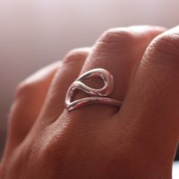 Сребърен пръстен модел R081, снимка 3 - Пръстени - 26357140