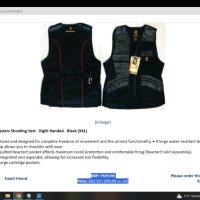 BROWNING Masters Shooting Vest Right Handed Black размер S / M за лов риболов елек - 548, снимка 3 - Екипировка - 42842890