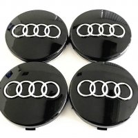 Капачки за джанти Ауди/Audi 60mm Сиви/Черни, снимка 2 - Аксесоари и консумативи - 31469591