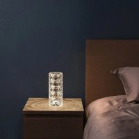 Настолна кристална нощна лампа , снимка 6 - Настолни лампи - 40409482