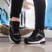 Дамски обувки 700-7-black, снимка 2 - Дамски ежедневни обувки - 40084491