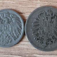 Германия 5 и 10 пфенига 1889 година  с92, снимка 2 - Нумизматика и бонистика - 39638314