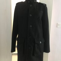 Черно мъжко палто