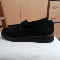 Дамски черни обувки леки подшити платформа, снимка 2 - Дамски ежедневни обувки - 40681693