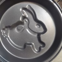 Заек зайче метална форма тава за кекс сладкиш Великден Великденска кексова за печене, снимка 2 - Съдове за готвене - 35653444