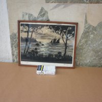 Стара картина  Край  Варна   Подпис, снимка 8 - Антикварни и старинни предмети - 42676470