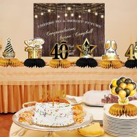 Нова Декорация за маса 40-ти рожден ден Украса Парти консумативи, снимка 6 - Други - 37335823
