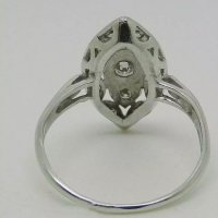 Пръстен платина и диаманти , снимка 4 - Пръстени - 34084916