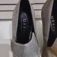 Сребърно-златисти елегантни обувки , снимка 7 - Дамски елегантни обувки - 40309087