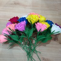 Рози, снимка 5 - Изкуствени цветя - 44242384
