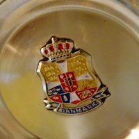 Датска бронзова чиния герб. , снимка 4 - Антикварни и старинни предмети - 36675257