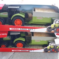 Dickie Toys - Трактор с подвижно ремарке-самосвал Claas Ares Set, 53 cm,, снимка 2 - Коли, камиони, мотори, писти - 31446333
