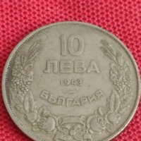 Монета  10 лева 1943г. Царство България Хан Крум за колекция 25400, снимка 2 - Нумизматика и бонистика - 37643429
