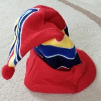 Бебешка шапка + шал - Комплект, снимка 4 - Шапки, шалове и ръкавици - 31052562