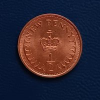 1/2 пени Великобритания 1980 , Кралица Елизабет II penny 1980 половин пени, снимка 4 - Нумизматика и бонистика - 44251677