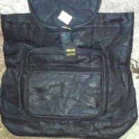 Продавам нови черни дамски раници-чанти от естествена кожа, снимка 1 - Раници - 29633861