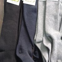 Вълнени плетени чорапи 3/4 до коляното от овча вълна, снимка 6 - Други - 38354685