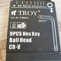 9 PCS шестостенен ключ топка глава cr-v, снимка 1 - Други инструменти - 39626843