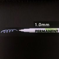 Бял перманентен маркер 1.0мм или автоматичен молив 1.0мм пиромолив , снимка 2 - Ученически пособия, канцеларски материали - 37034986