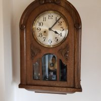 Стар немски стенен часовник, снимка 4 - Стенни часовници - 30694824
