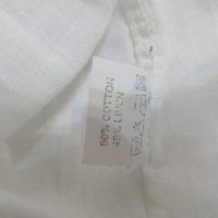 Мъжка риза с къс ръкав от лен Vannucci , снимка 5 - Ризи - 25382916