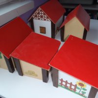 дървена детска къща / комплект дървени къщички , снимка 4 - Други - 32198186
