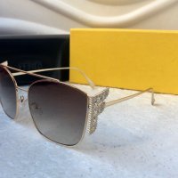 Fendi 2020 дамски слънчеви очила с камъни, снимка 5 - Слънчеви и диоптрични очила - 30747836