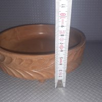 Дървена купа,бонбониера., снимка 4 - Други ценни предмети - 34160983