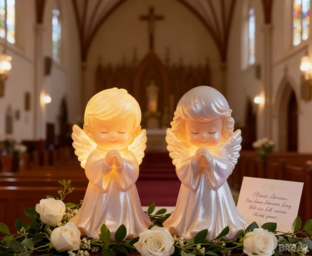 Молд ангели момче и момиче , снимка 1