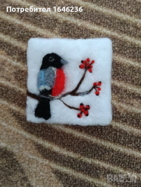 Сувенири ръчно изработени с техниката иглонабиване, снимка 1
