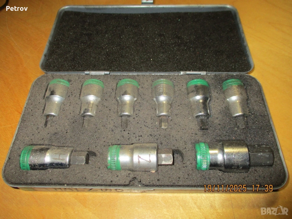 HEYCO No.50-31 - MADE IN GERMANY - 1/2" ПРОФЕСИОНАЛЕН ВИСОКОКАЧЕСТВЕН Комплект- 9 броя Инбуси 5-17mm, снимка 1