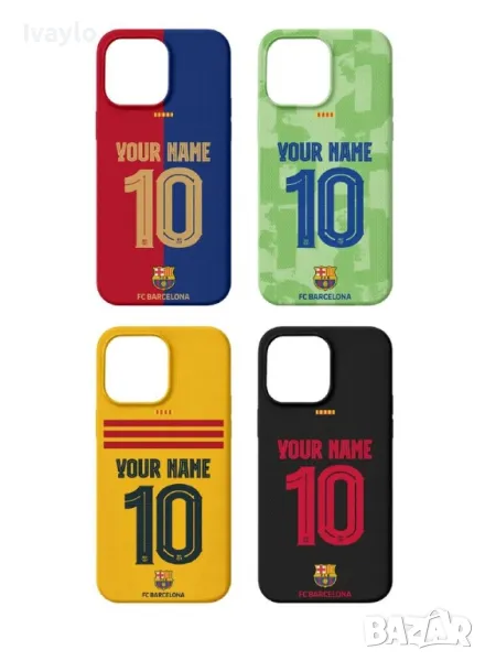 Персонализиран Кейс FC Barcelona Барселона с избор на име и номер, снимка 1