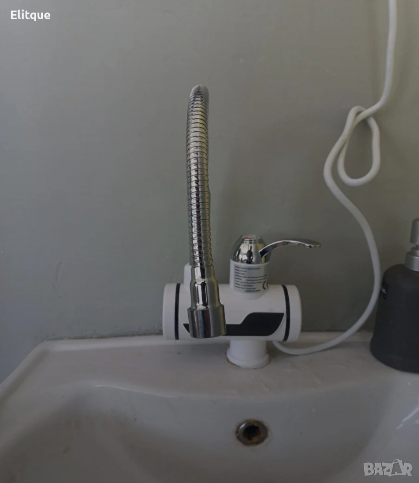 Смесител за вода с нагревател за мигновено загряване – 3000W 🚰, снимка 1